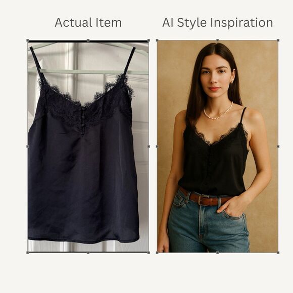 Abercrombie & Fitch Tops - Abercrombie Fitch Womens Lace Cami Slip Top XS  Black Whimsigoth Y2K Coquette